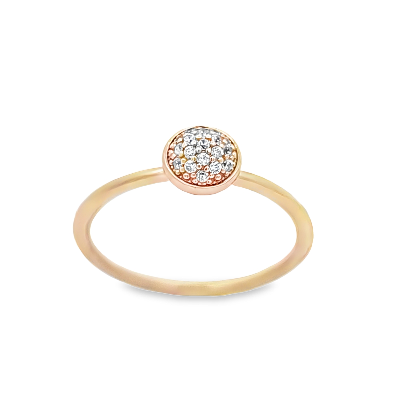14K Yellow Gold Pave Diamond Ring 11007330 | Shin Brothers** 14K Yellow Gold Pave Diamond Ring 11007330 | Shin Brothers**
