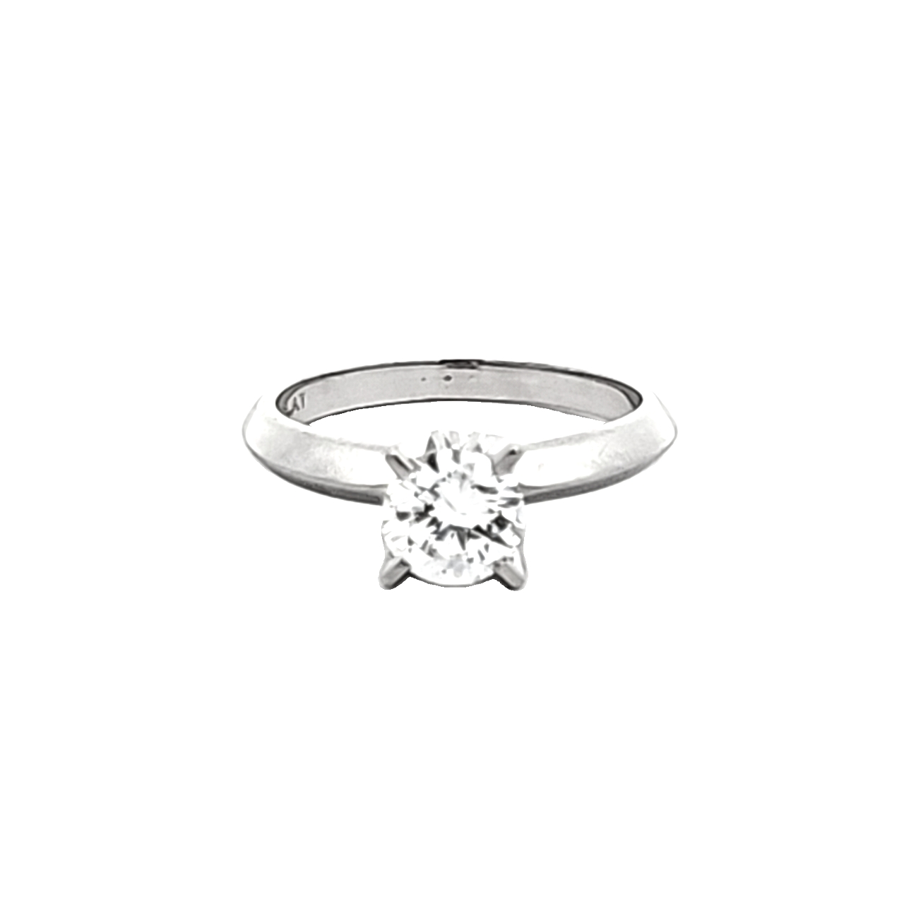 Platinum .65 Ct Solitaire Diamond Engagement Ring 11007343 | Shin Brothers** Platinum .65 Ct Solitaire Diamond Engagement Ring 11007343 | Shin Brothers**
