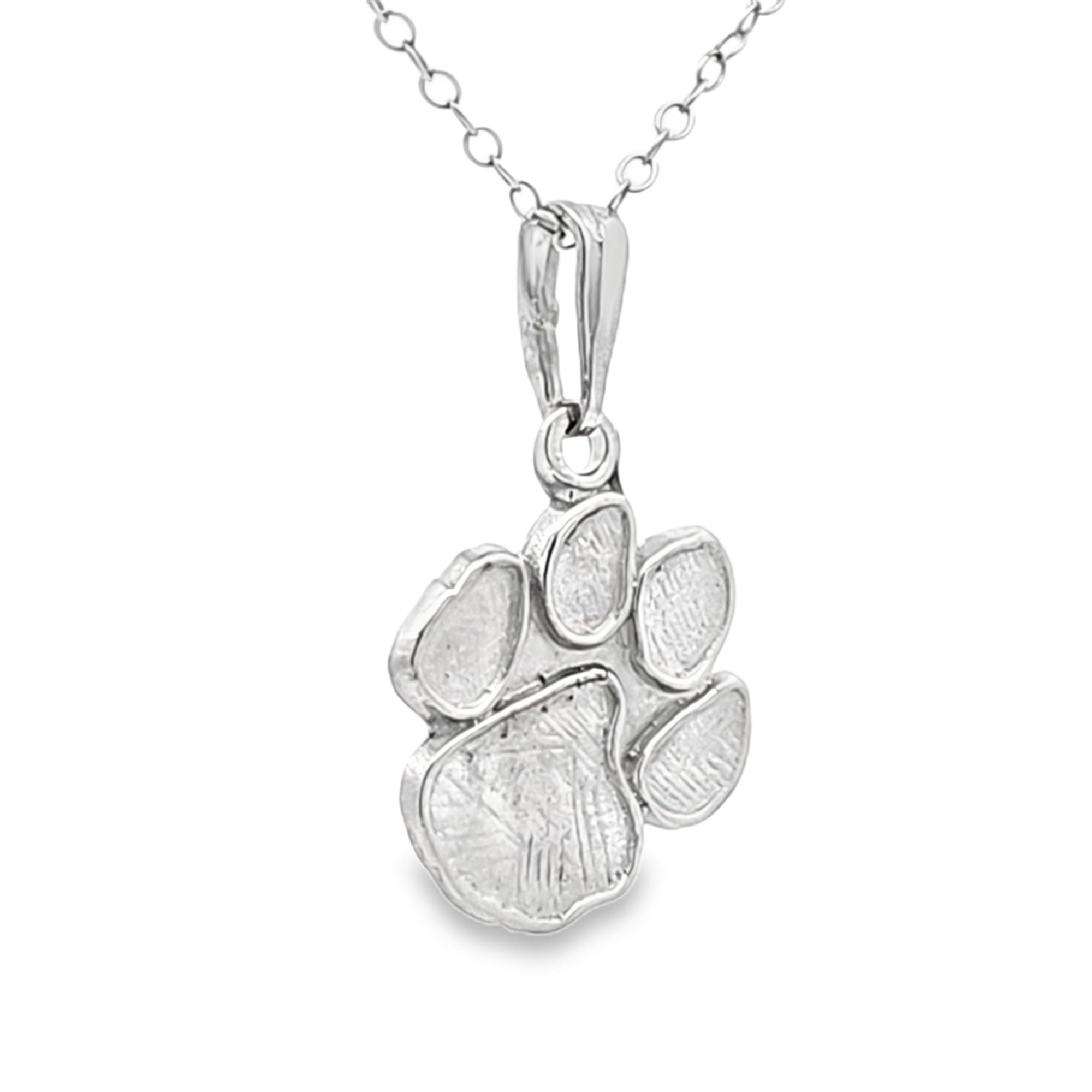 14K White Gold Dog's Paw Charm 50004337 | Shin Brothers**