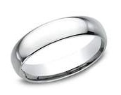 14K White Gold 5mm Wedding Band 10017932 | Shin Brothers* 14K White Gold 5mm Wedding Band 10017932 | Shin Brothers*