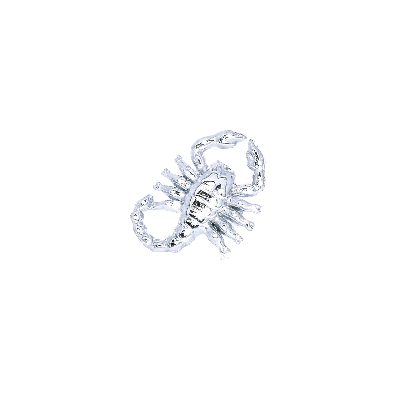 14K White Gold Scorpio Men's Single Earring 40002341 | Shin Brothers* * 14K White Gold Scorpio Men's Single Earring 40002341 | Shin Brothers* *
