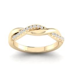 14k Yellow Gold Diamond Size 7.2 Fancy Waves Ring 10017947 | Shin Brothers Inc** 14k Yellow Gold Diamond Size 7.2 Fancy Waves Ring 10017947 | Shin Brothers Inc**