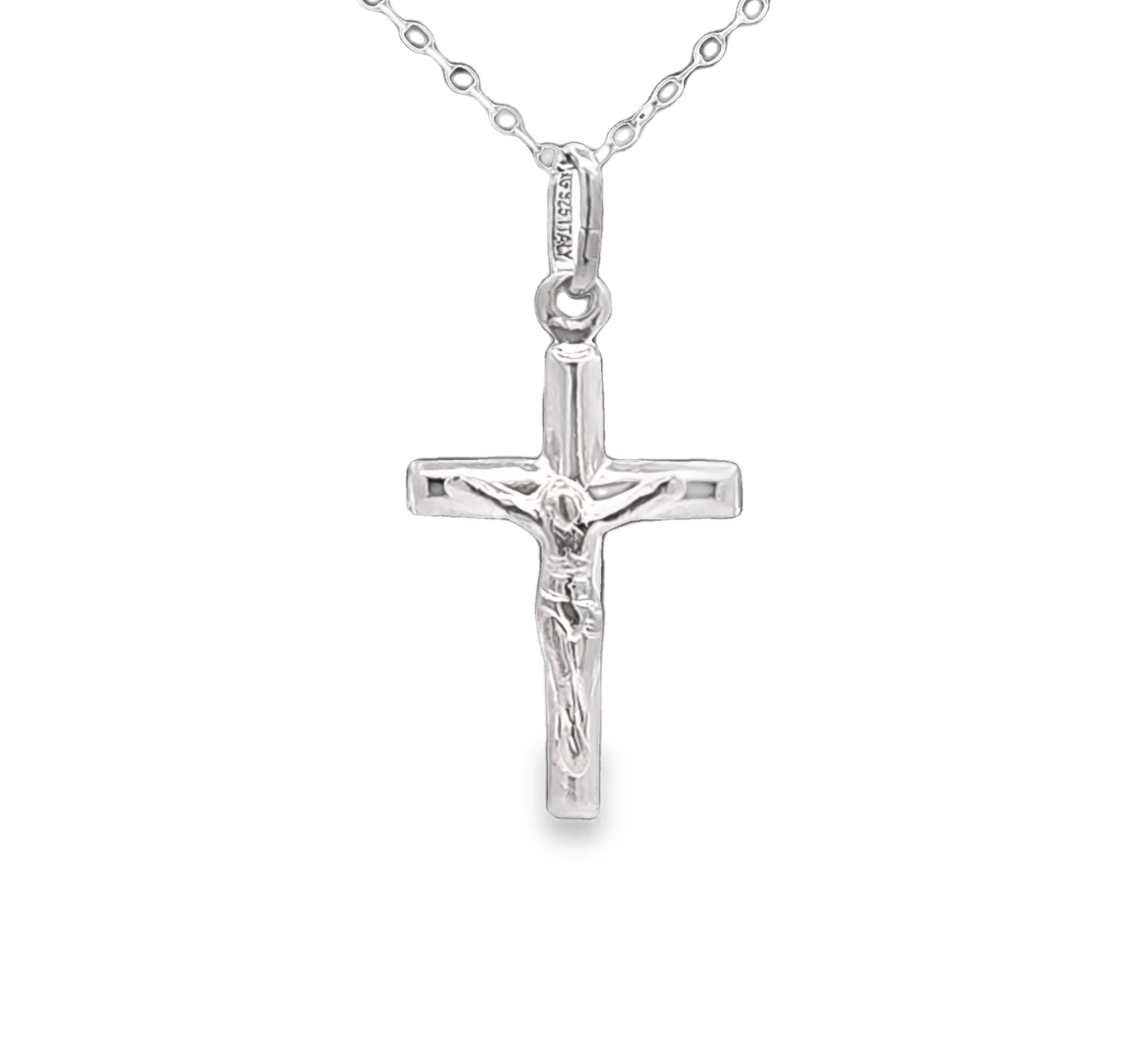 Sterling Silver Crucifix Pendant | Shin Brothers Jewelers Inc. Sterling Silver Crucifix Pendant | Shin Brothers Jewelers Inc.