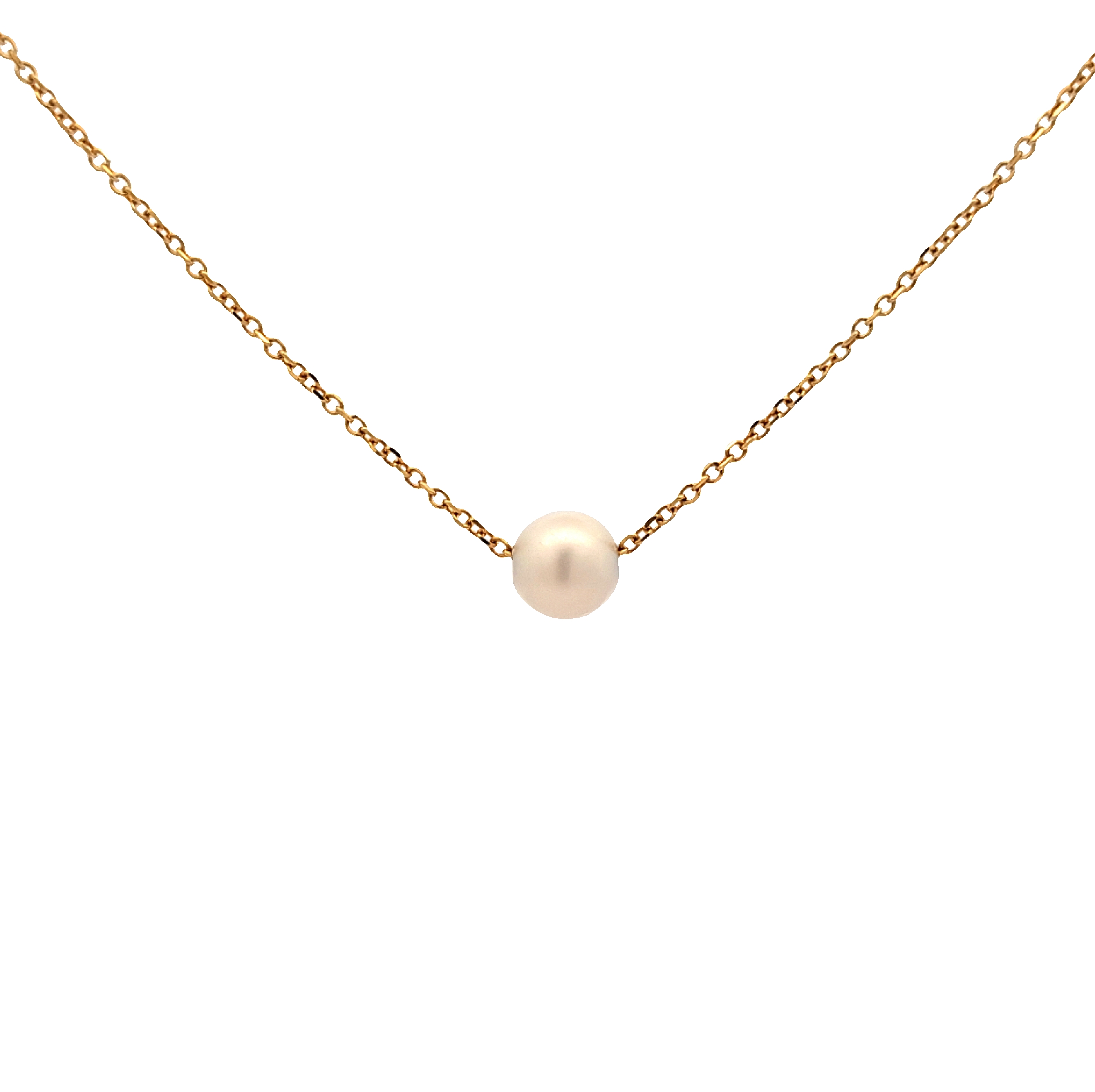 14K Yellow Gold Freshwater Pearl Necklace | Shin Brothers