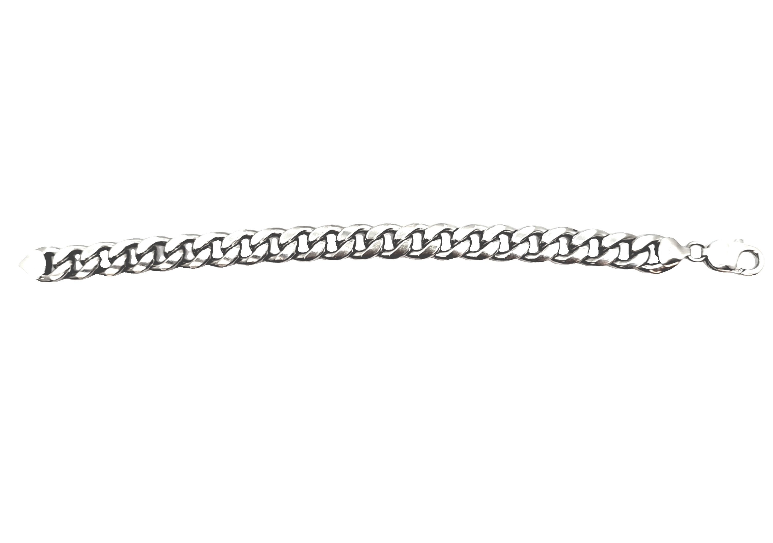 Silver Cuban Chain 6" 10 mm Bracelet 82011123 | Shin Brothers