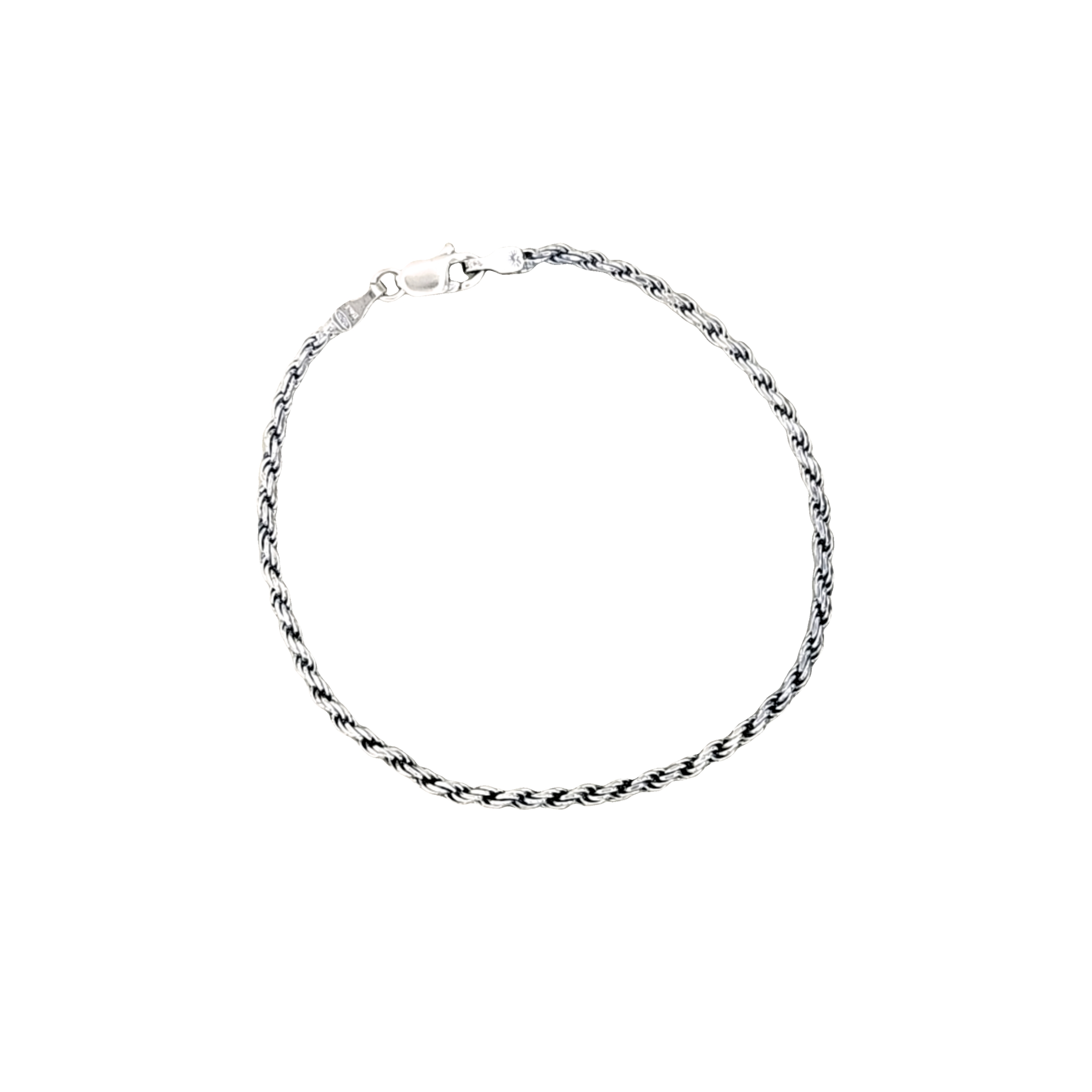 Sterling Silver 7" Rope Chain 82011132 | Shin Brothers