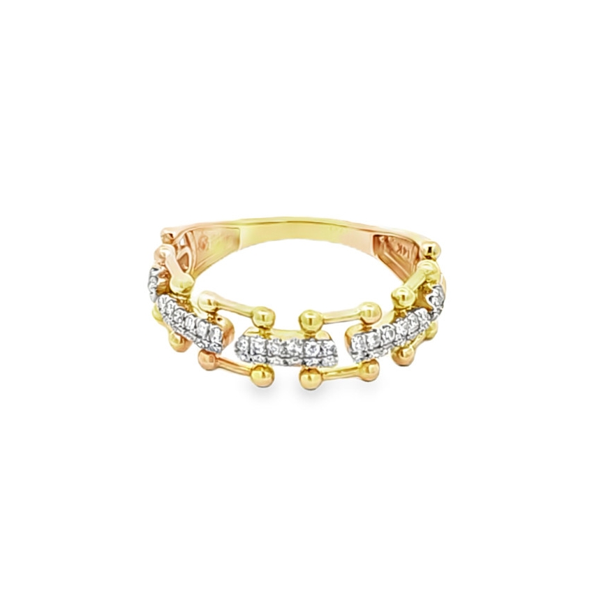 14K Yellow Gold .24 CT Diamond Band 11007474 | Shin Brothers** 14K Yellow Gold .24 CT Diamond Band 11007474 | Shin Brothers**