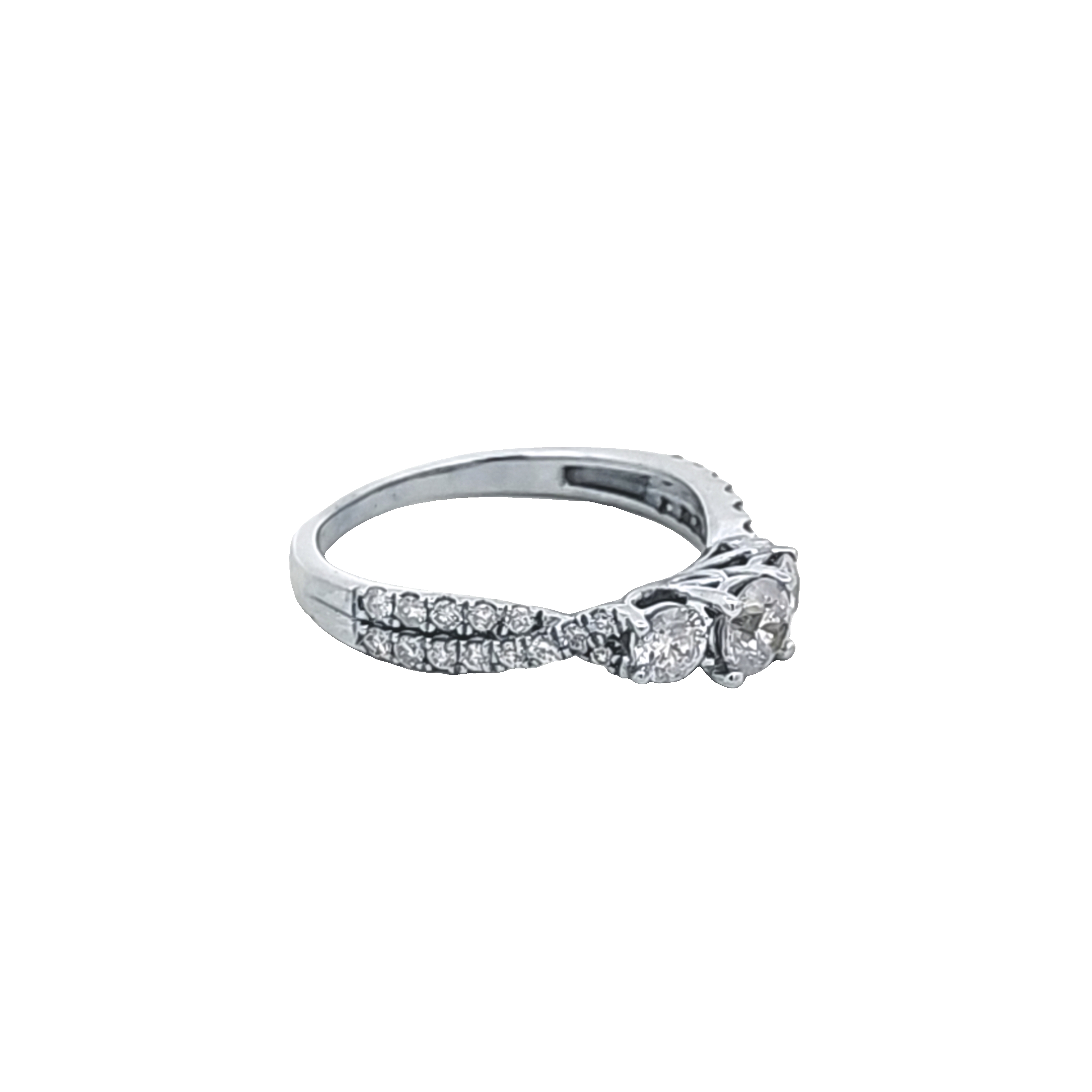 14K White Gold Diamond Ring 11007479 | Shin Brothers