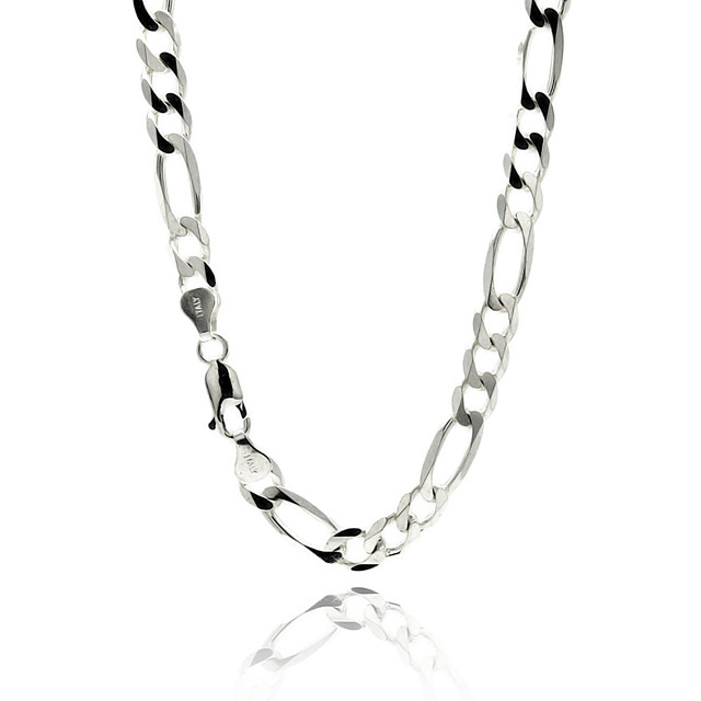 Sterling Silver Figaro Chain 83011774 | Shin Brothers Sterling Silver Figaro Chain 83011774 | Shin Brothers