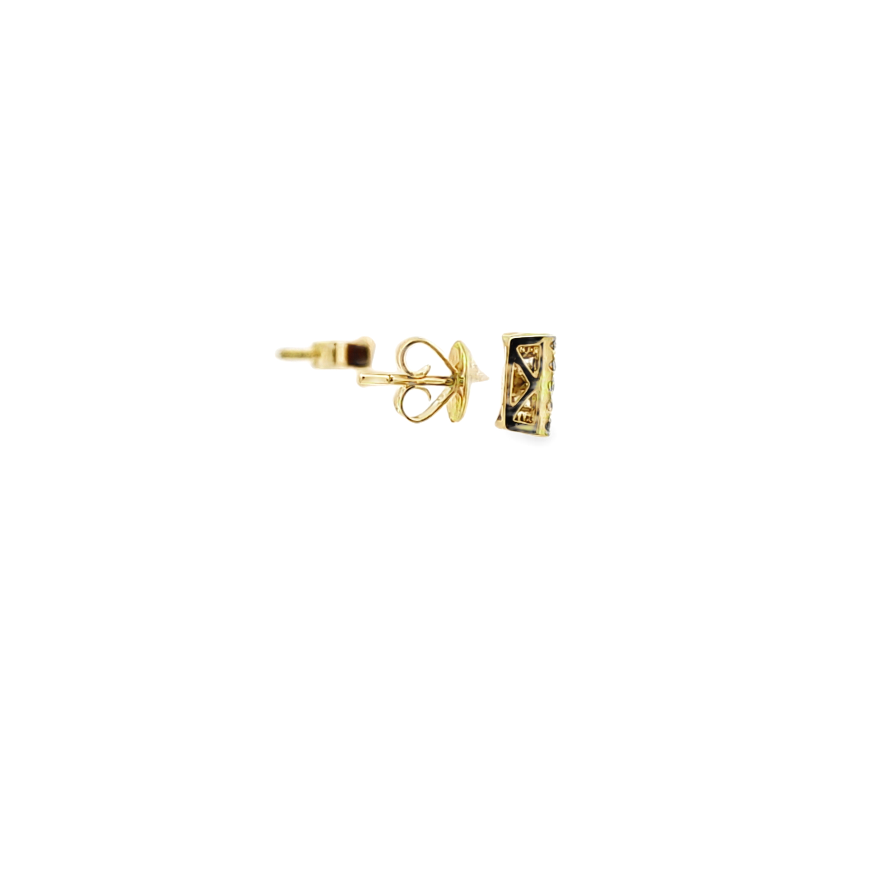 14K Yellow Gold Diamond Earrings 41002926 | Shin Brothers