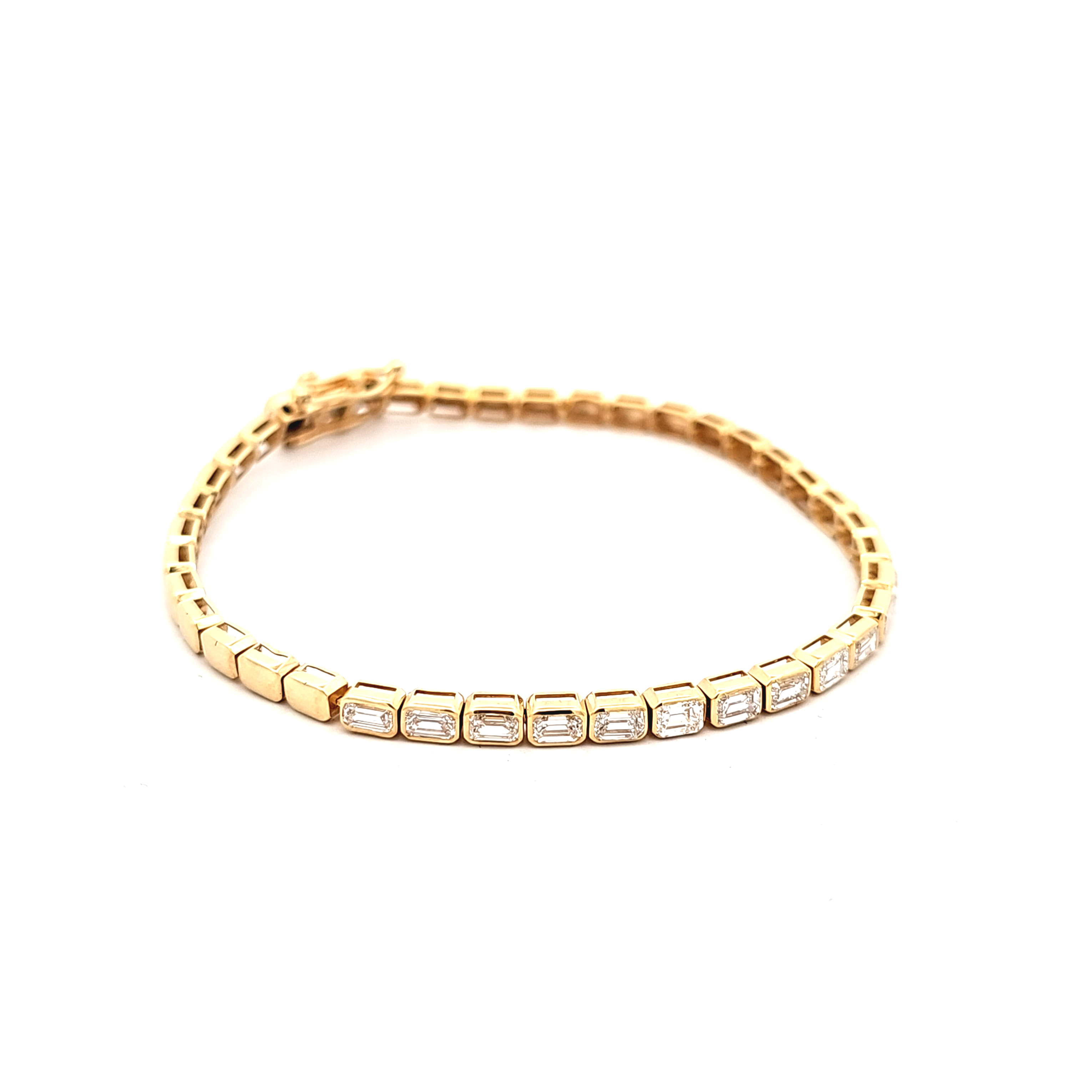  14K Yellow Gold Lab Diamond Tennis Bracelet 21410012 | Shin Brothers