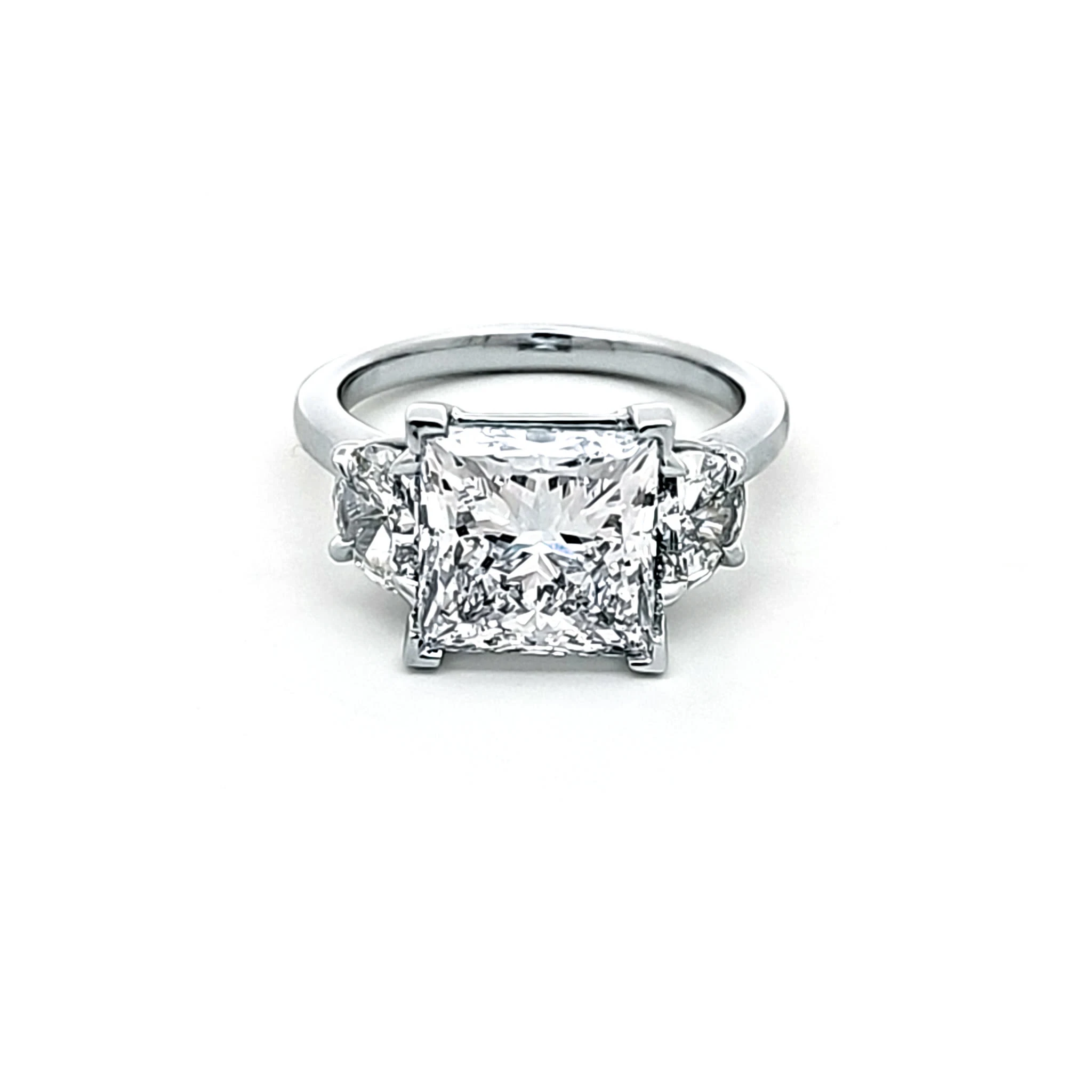 14K White Gold Lab Square Cut Diamond Engagement Ring 11410067 | Shin Brothers