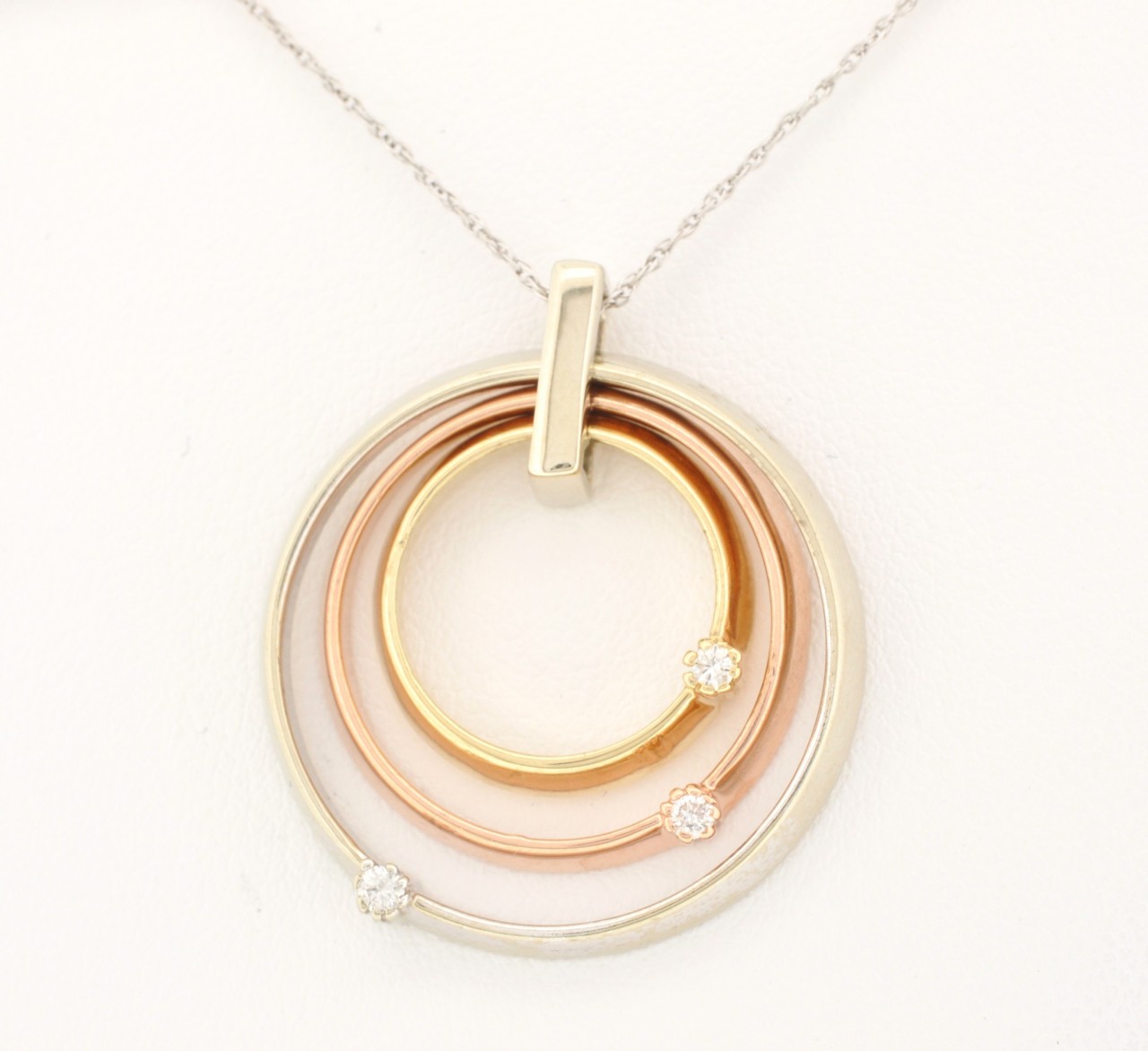 Ring-pendant necklace - Gold-coloured 