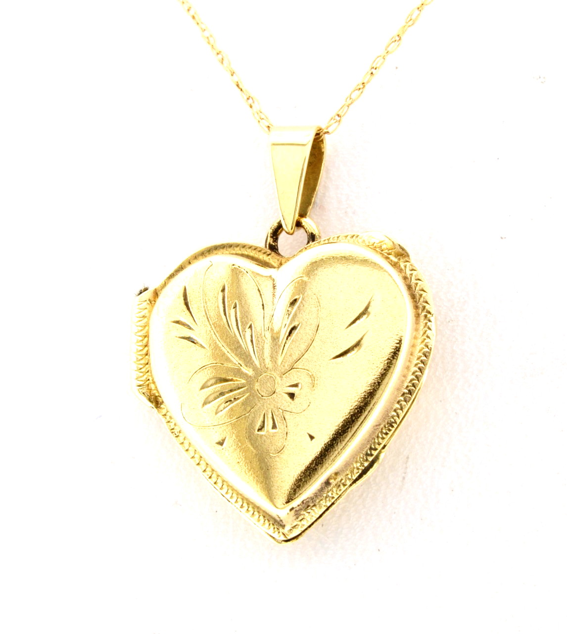14K Yellow Gold Heart Locket Pendant 50001968 14K Yellow Gold Heart Locket Pendant 50001968