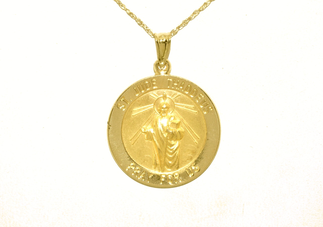 14k Yellow Gold St. Jude Charm 50002150 | Shin Brothers* 14k Yellow Gold St. Jude Charm 50002150 | Shin Brothers*