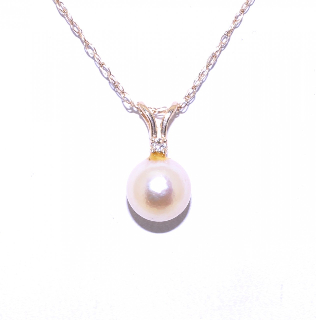 52001173 14K Yellow Gold Diamond/Pearl Pendant 52001173 14K Yellow Gold Diamond/Pearl Pendant