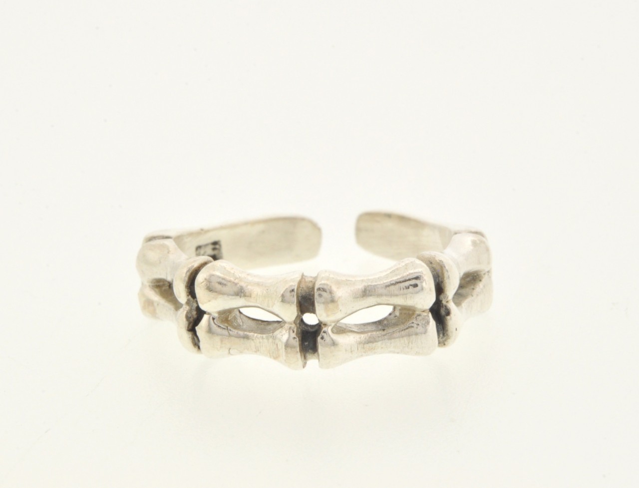 81010116 Sterling Silver Bamboo Toe Ring