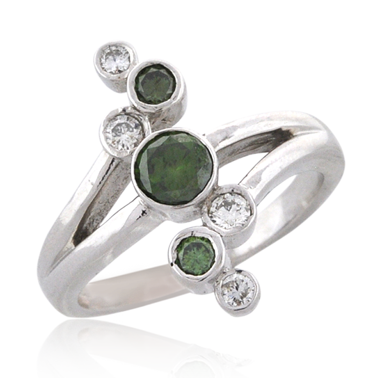 14K White Gold Enhanced Diamond Ring 11001934 | Shin Brothers*