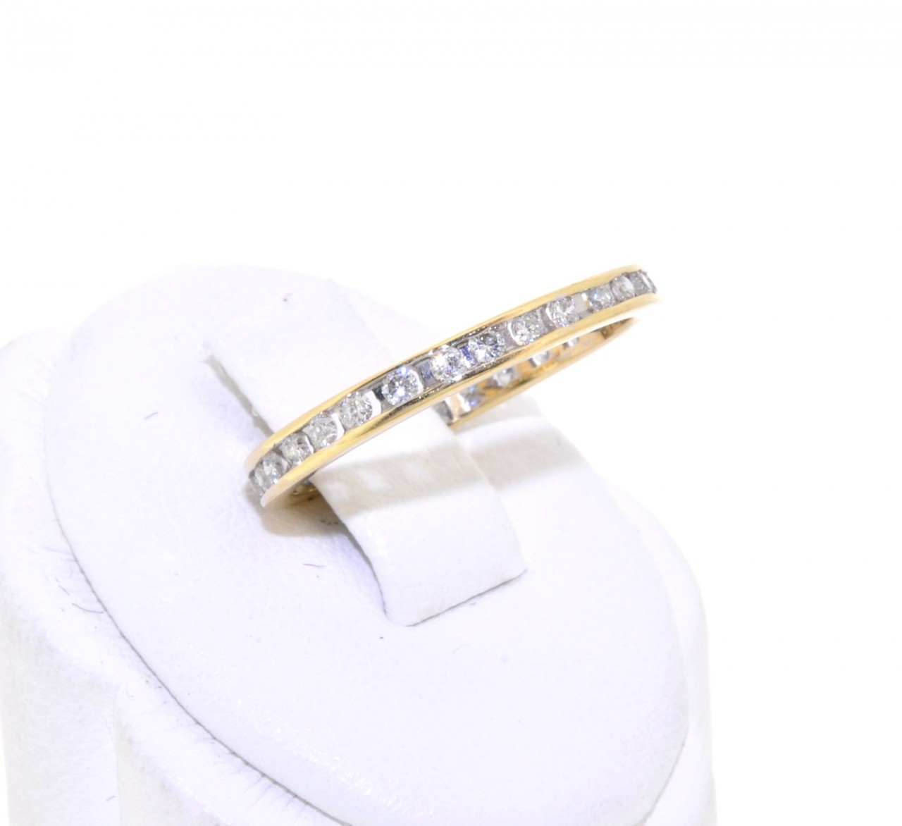 14K Yellow Gold 0.42ct Diamond Eternity Band 41060314