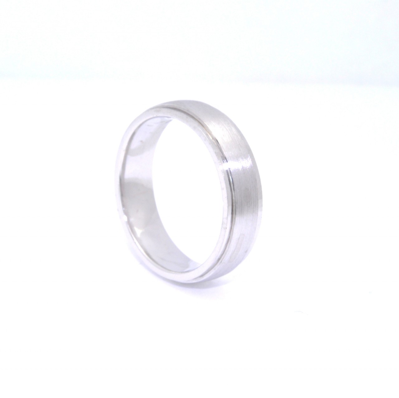 14K White Gold 5mm Wedding Band 10016293 | Shin Brothers* 14K White Gold 5mm Wedding Band 10016293 | Shin Brothers*