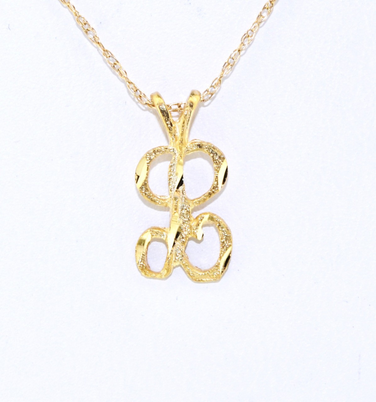14K Yellow Gold Initial S L Charm 50002458