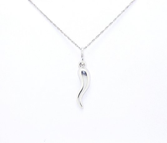 Sterling Silver Italian Horn Charm 85010238 | Shin Brothers*