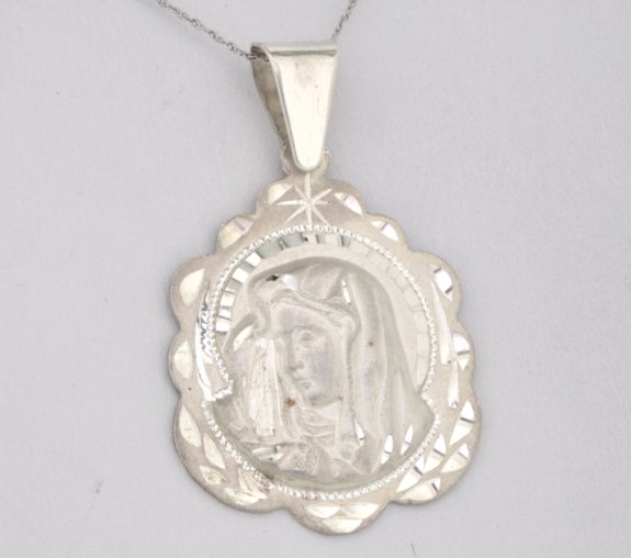85010184 Sterling Silver Virgin Mary Charm 85010184 Sterling Silver Virgin Mary Charm