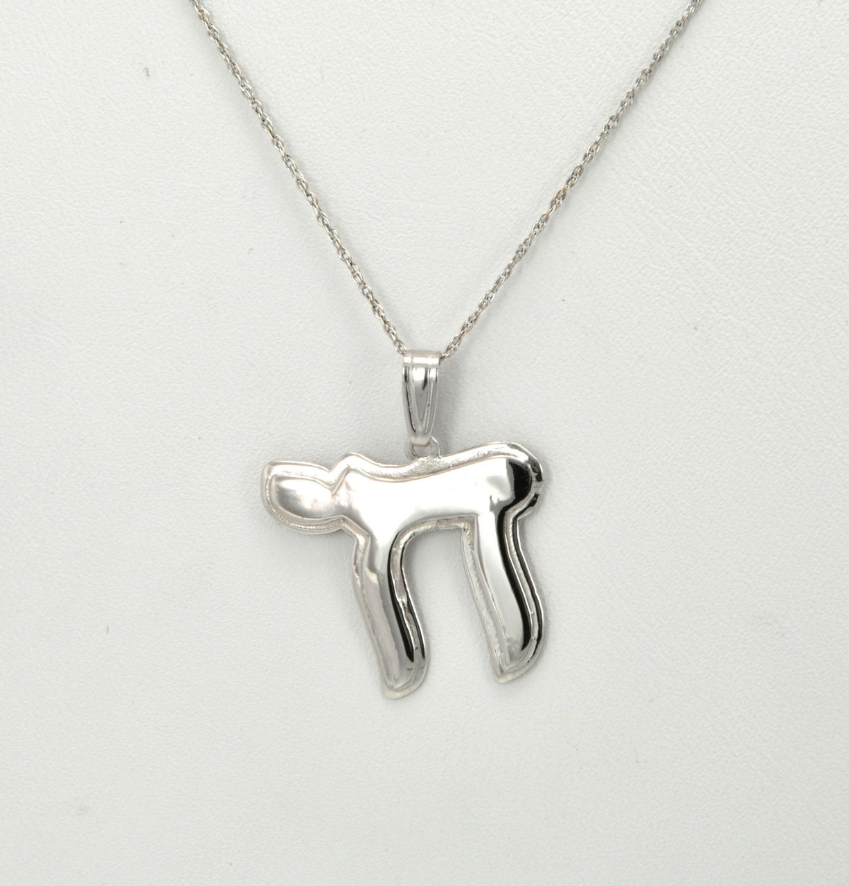 Sterling Silver Chai Charm 85010318  Sterling Silver Chai Charm 85010318