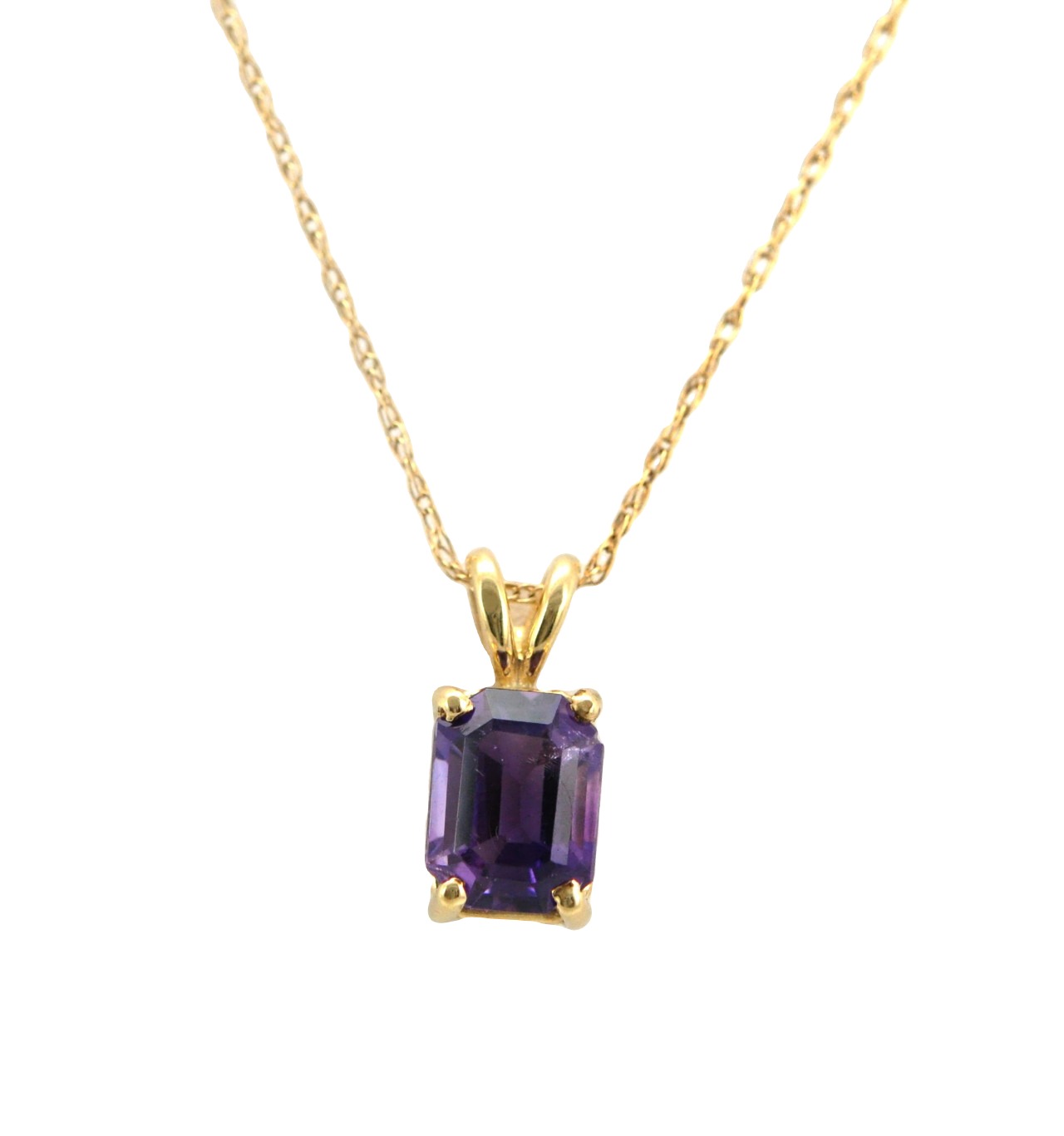 14K Yellow Gold Amethyst Charm 52001407 | Shin Brothers* 14K Yellow Gold Amethyst Charm 52001407 | Shin Brothers*