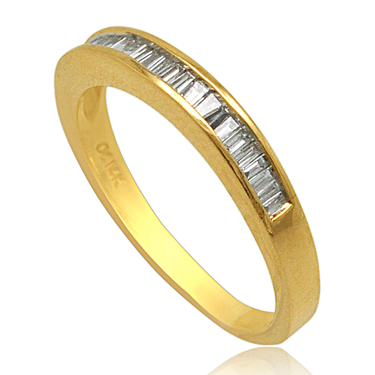 14K Yellow Gold Diamond Wedding Band 11003608** 14K Yellow Gold Diamond Wedding Band 11003608**