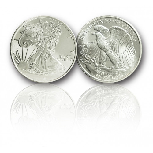 Walking Liberty Silver Dollar Coin 1-troy oz. .999 fine Silver. - Shin