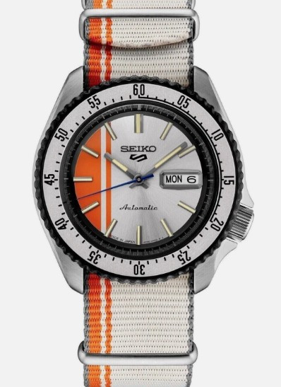Seiko 5 Sports SRPK73 Orange Dial Automatic Watch | Shin Brothers