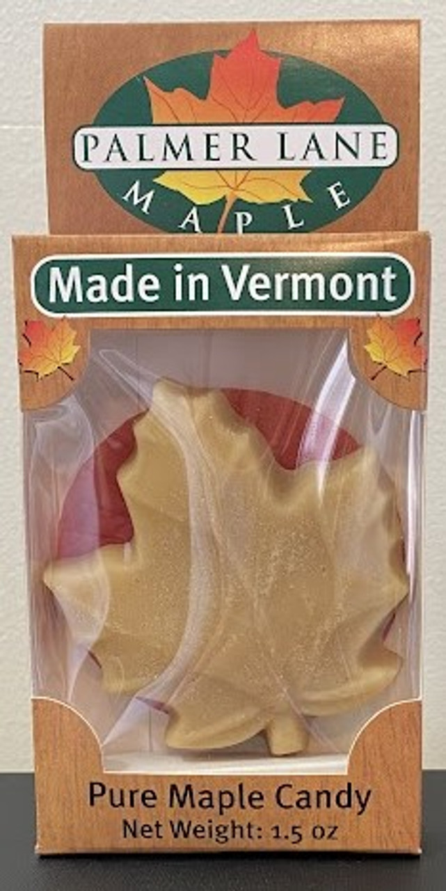 Maple Sugar Candy - Maple Leaf Shape - 1.5 oz Pure Maple Candy