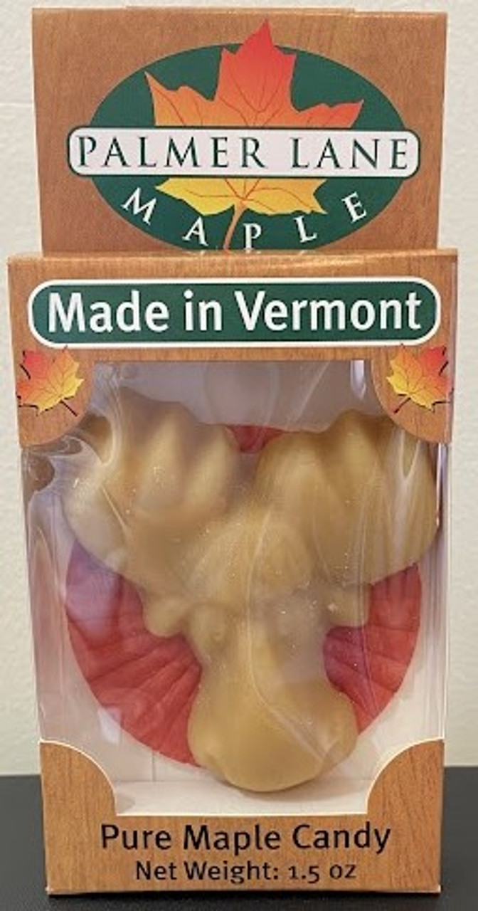 Maple Sugar Candy - Moose Shape- 1.5 oz Pure Maple Candy - Palmer Lane  Maple LLC