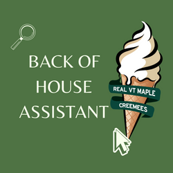 Seeking Back of House Assistant