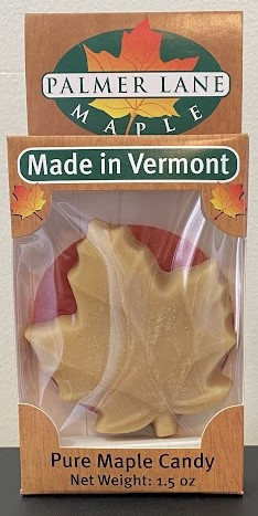 Maple Sugar Candy - Maple Leaf Shape - 1.5 oz Pure Maple Candy