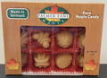 Maple Sugar Candy - 12 Pieces of Fancy Shapes - 3 oz Pure Maple Candy