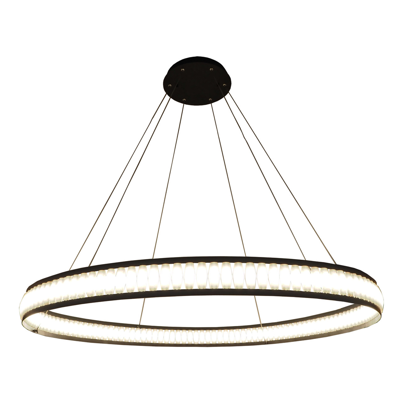 Eurofase 37092-016 Forster Collection Black LED Chandelier
