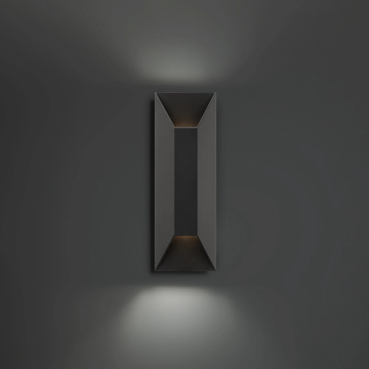 WS-W24116-40-BK Maglev Black Outdoor Wall Sconce