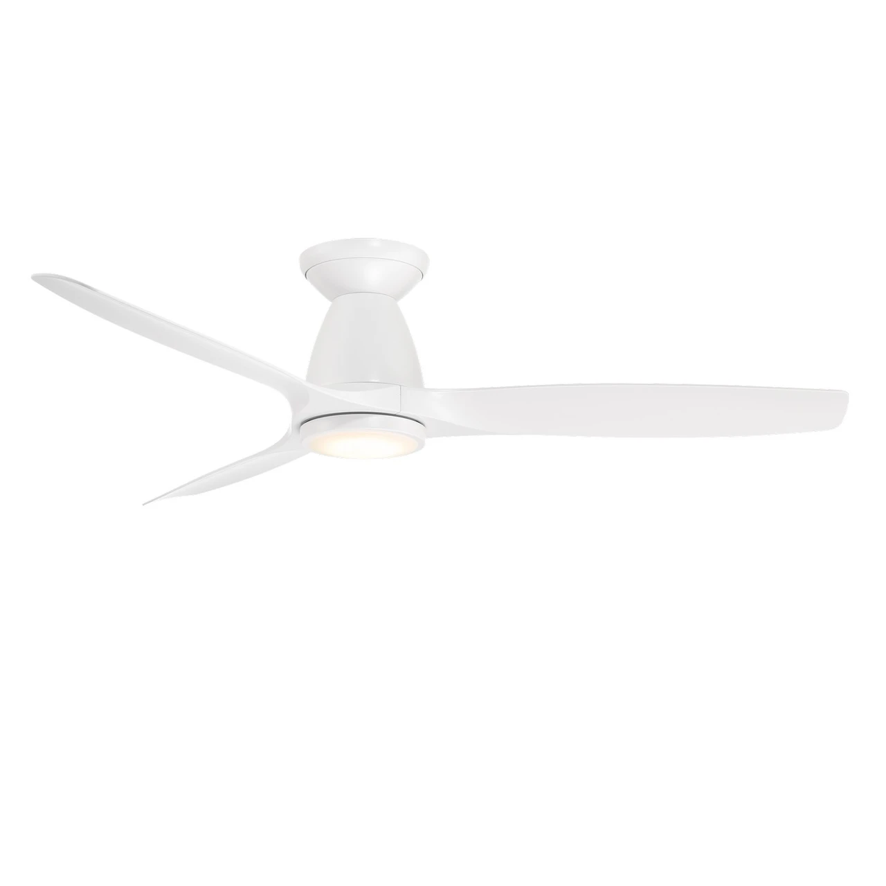 Skylark 54 inch White Flush Ceiling Fan
