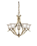 Mid. Chandeliers Glass Up by Kichler ( 12 | 2020AB Dover ) 