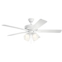 Fans Ceiling Fans by Kichler ( 12 | 330016MWH Basics Pro Premier ) 