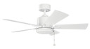 Fans Ceiling Fans by Kichler ( 12 | 330241MWH Lucian II ) 