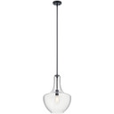 Pendants Glass Down by Kichler ( 12 | 42046BK Everly ) 