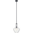 Pendants Glass Down by Kichler ( 12 | 42141BK Everly ) 