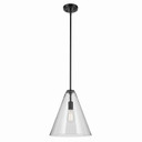 Pendants Glass Down by Kichler ( 12 | 42200BK Everly ) 