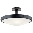 Semi-Flush Mts. Bowl Style by Kichler ( 12 | 42246BK Lytham ) 