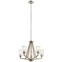 Mid. Chandeliers Glass Up by Kichler ( 12 | 43035DAG Deryn ) 