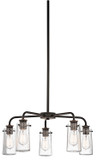 Mid. Chandeliers Glass Down by Kichler ( 12 | 43058OZ Braelyn ) 
