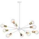 Large Chandeliers Starburst by Kichler ( 12 | 43119WH Armstrong ) 